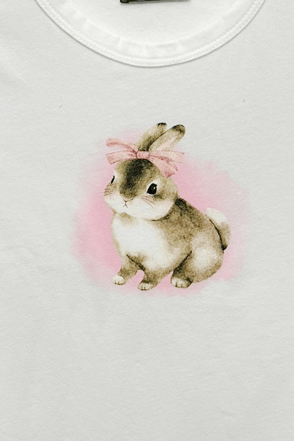 Coquette Bunny Baby Tee