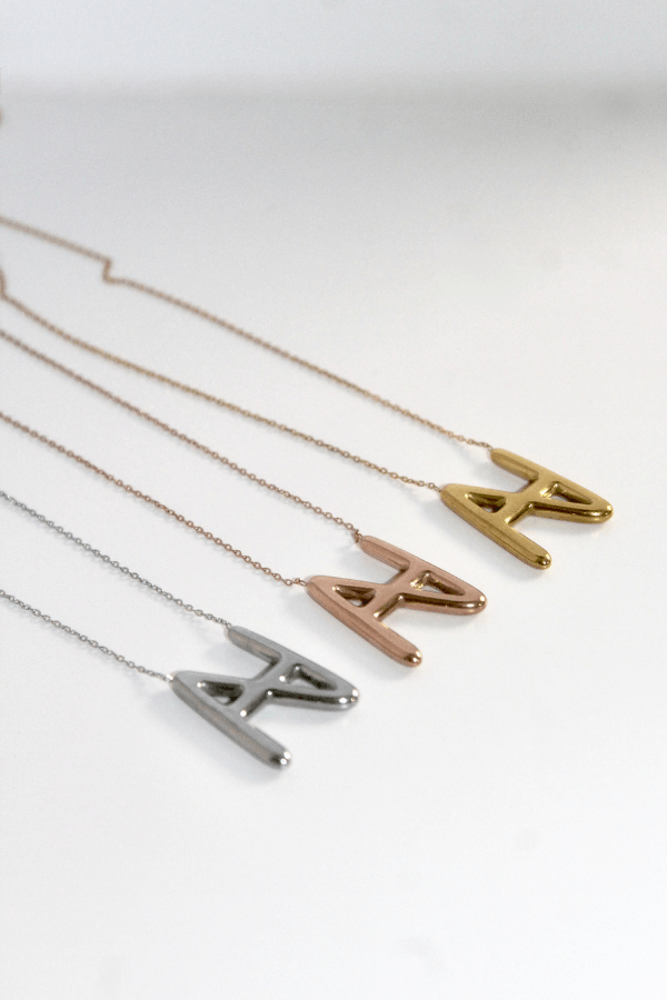 Aubrey's Aesthetics Bubble Logo Necklace