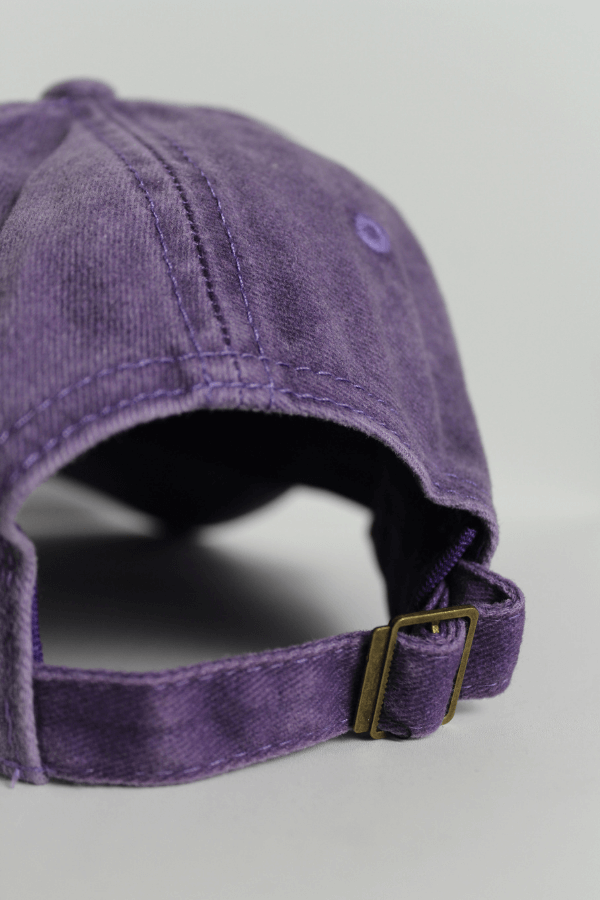 Purple Embroidered Aubrey's Aesthetics Logo Baseball Cap Hat