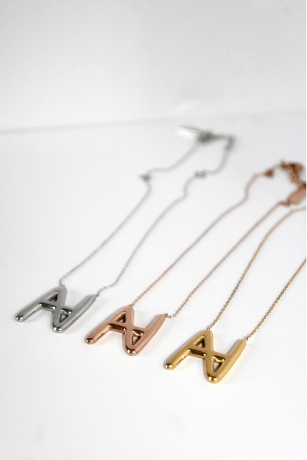 Aubrey's Aesthetics Bubble Logo Necklace