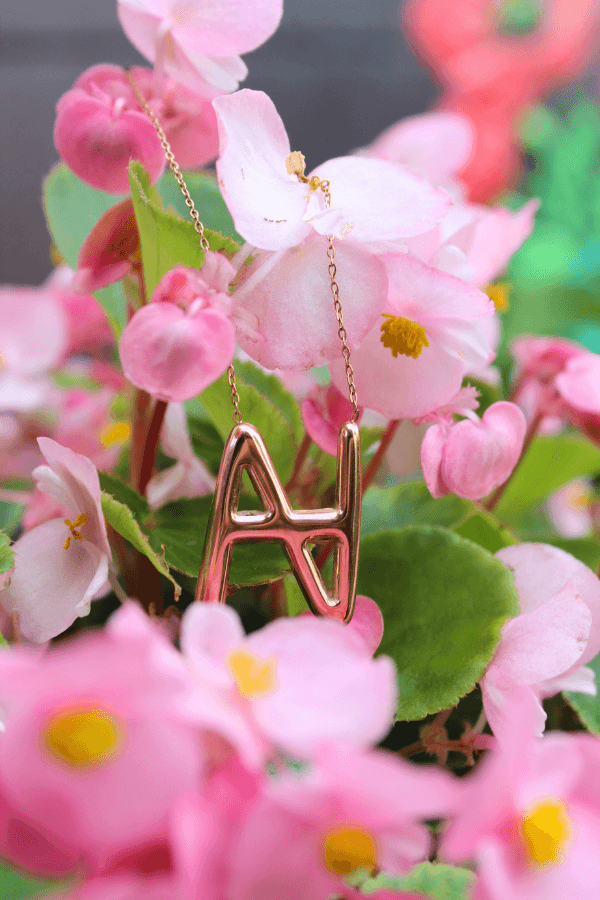 Aubrey's Aesthetics Bubble Logo Necklace