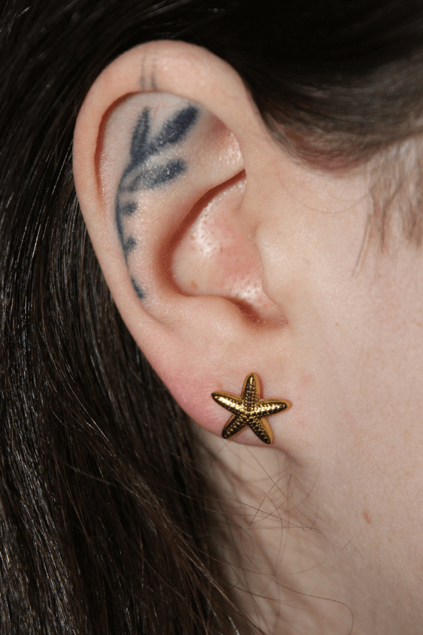 Starfish Stainless Steel Stud Earrings