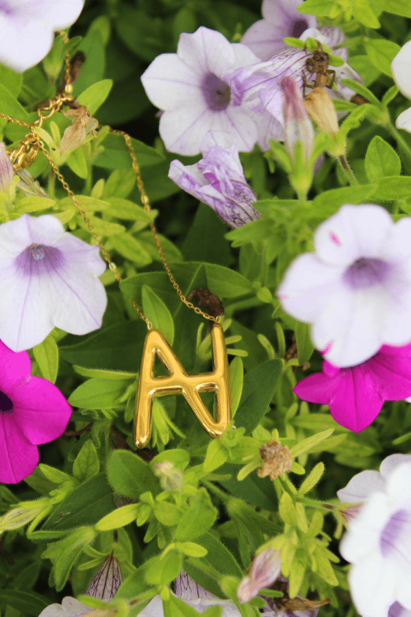 Aubrey's Aesthetics Bubble Logo Necklace