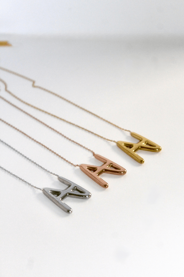Aubrey's Aesthetics Bubble Logo Necklace