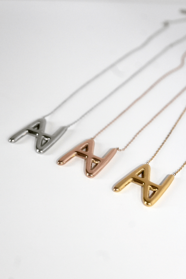 Aubrey's Aesthetics Bubble Logo Necklace