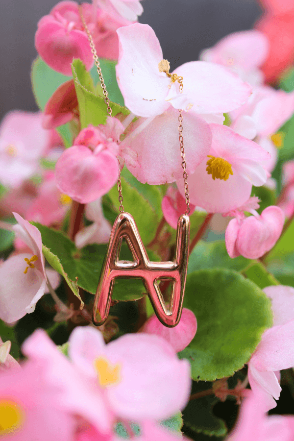 Aubrey's Aesthetics Bubble Logo Necklace